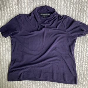 Josephine Chaus Indigo Flowy Top